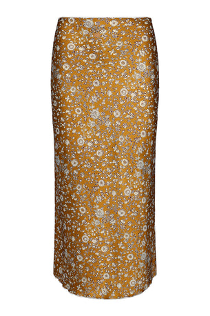 the C skirt in mini floral amber