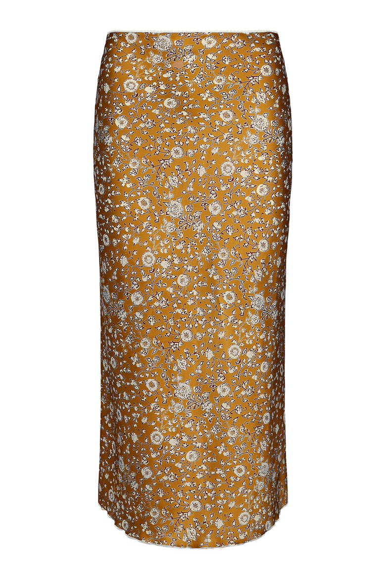 the C skirt in mini floral amber