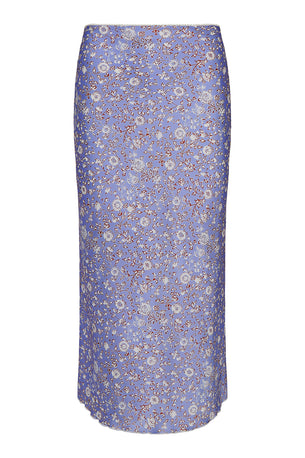 the C skirt in mini floral lavender