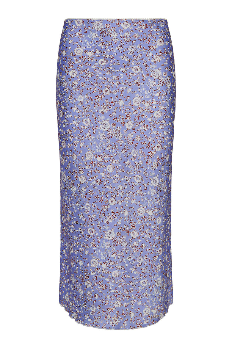 the C skirt in mini floral lavender