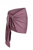 souk wrap skirt in dusty plum