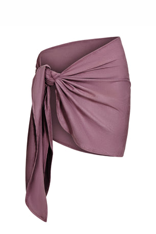 souk wrap skirt in dusty plum