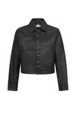 DL1961 tilda jacket in black patent
