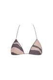 the C praia top in zebra