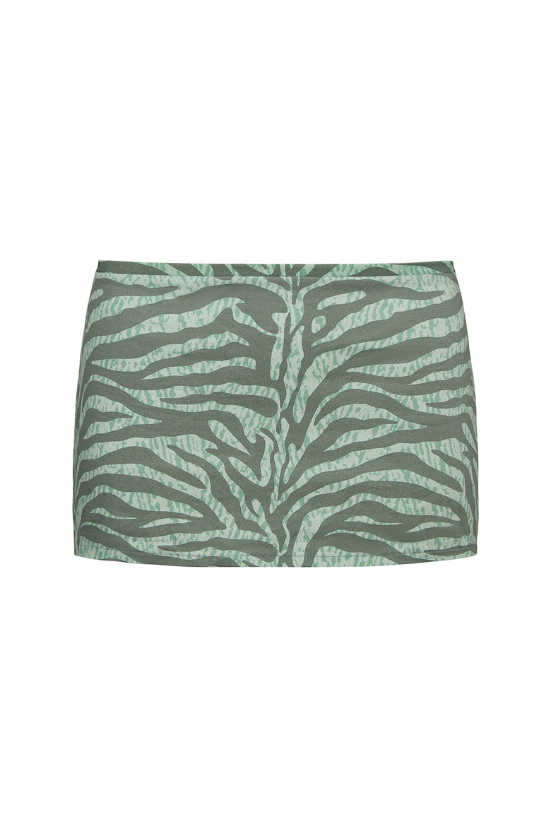 noa skirt in zebra sage