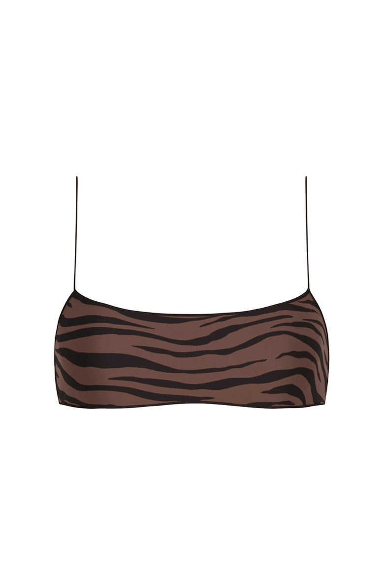 the C bralette in zebra driftwood