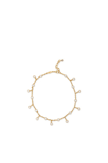 jacquie aiche x toc cosmic anklet in gold
