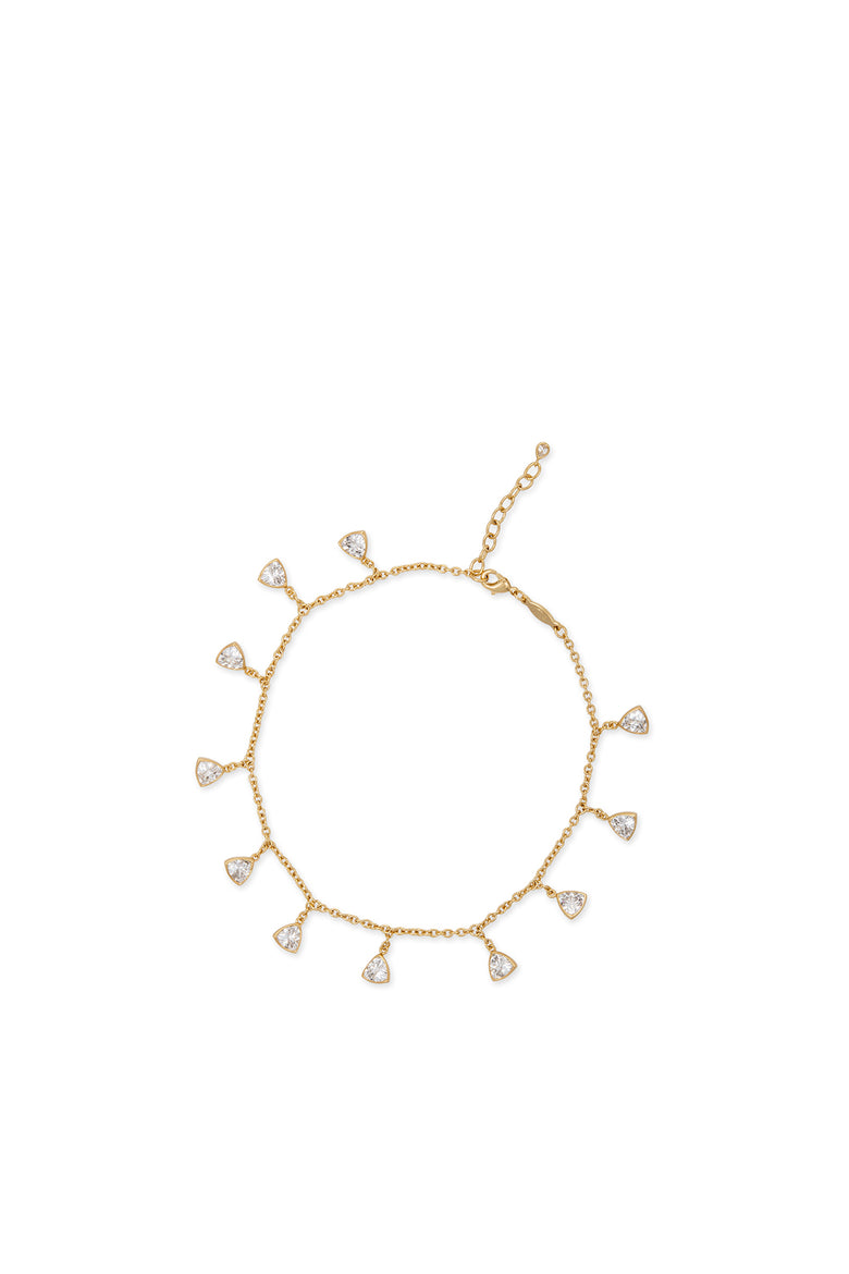 toc x jacquie aiche stellar anklet in gold